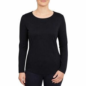 SEG'MENTS Women's XS Activewear Top Black Merino Wool H0533